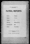 Patrol Reports. Western District, Rouku, 1958 - 1959