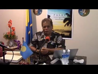 "Palau" Author Ngirakebou on Palau Wave Radio (7/02/2015)
