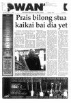 Wantok Niuspepa--Issue No. 1550 (April 01, 2004)