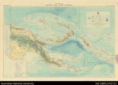 Papua New Guinea, Territory of Papua and New Guinea, NMP-65-138, Sheet 9202, 1970, 1:2 500 000