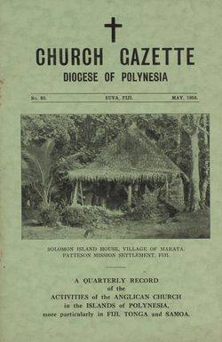 Church Gazette, Polynesia: May 1950