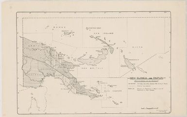 [Papua New Guinea thematic map series 1943-1944]: New Guinea and Papua boundaries as on 15 Feb 42