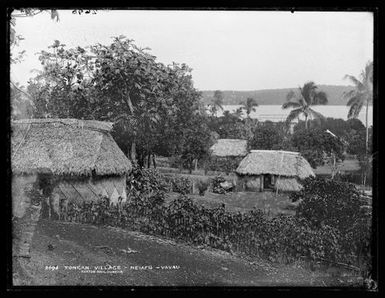 Tongan village, Neiafu, Vavau