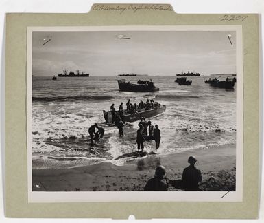 Coast Guard Landing Craft Hit Hollandia