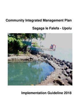 Community integrated management plans. Sagaga le Usoga. Implementation guidelines 2018.
