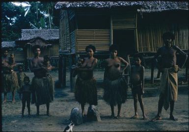 People of coastal villages (note cooking stones) : Goodenough Island, D'Entrecasteaux Islands, Papua New Guinea, 1956-1958 / Terence and Margaret Spencer