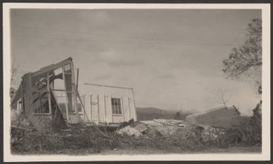 Hurricane damage at Labasa, December 1929