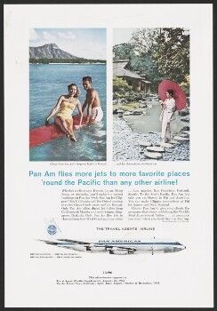 Pan Am flies more jets to more favorite places 'round the Pacific than any other airline!