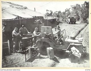 1943-05-05. NEW GUINEA. NOTHING IS APPRECIATED MORE BY THE BOYS AT OPERATIONAL BASES BATTLE STATIONS AND FRONT LINE AREAS THAN MOTION PICTURES. THANKS TO THE AUSTRALIAN COMFORTS FUND MOTION ..