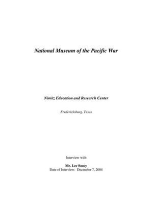 Oral History Interview with Lee Soucy, December 7, 2004