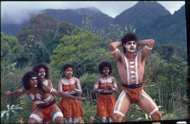 Aboriginal ceremonial dancers, Sixth Festival of Pacific Arts