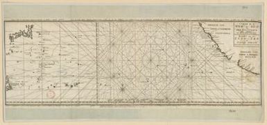 Map of the South Sea or Pacific between the equator and the 39-1/2 North latitude