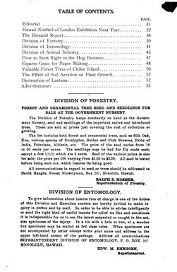 The Hawaiian forester and agriculturist