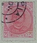 Stamp: Samoan Two and a Half Pence