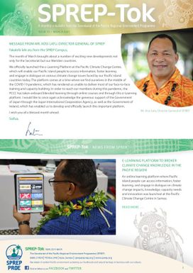 SPREP-Tok : Issue 73. March, 2021.
