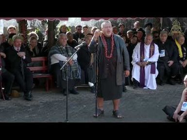 Mōmoli fa’amaiseiga ‘a Sāmoa ‘i le tu’umālō ai ‘o le Tupu Māori ‘i Turangawaewae