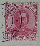 Stamp: Samoan Two and a Half Pence