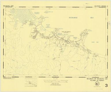 Milinch of ... : fourmil of ... (3 - Fourmil of Wewak - Milinch of Mushu SW)