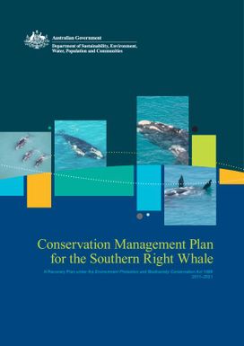 Conservation management plan for the Southern right whale - A recovery plan