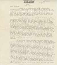 Letter from Sidney Jennings Legendre, August 28, 1943