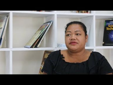 Samoa Phonics: Ifagia Vaifou, School Teacher at Lalomalava Primary School in Samoa