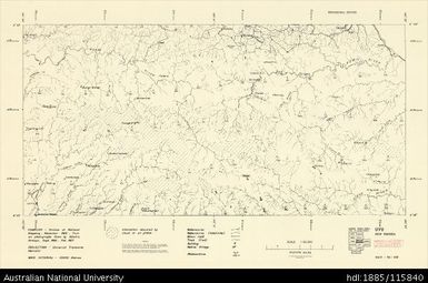 Papua New Guinea, Lower Ramu Area, Uvo, Provisional map, Sheet NMP-58-035, 1958, 1:63 360