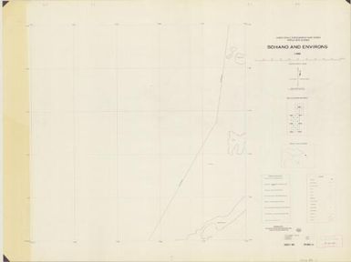 Sohano and environs large scale topographic map series Papua New Guinea (Sheet PV3401-II)