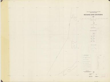 Sohano and environs large scale topographic map series Papua New Guinea (Sheet PV3401-II)