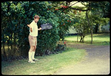 Andrew Thornley in Fiji, 1971