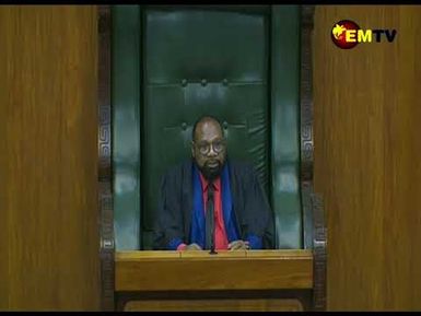 PARLIAMENT SITTING DISRUPTED