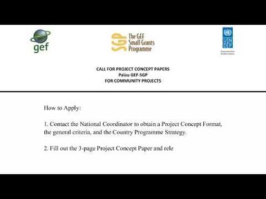 GEF GRANT FUND ENVIRONMENT FOCAL AREAS (06 APRIL 23)