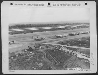 Panorama Of Agana Filed On Guam, Marianas Islands Taken 5 November 1944. (U.S. Air Force Number D70641AC)