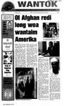 Wantok Niuspepa--Issue No. 1421 (September 20, 2001)