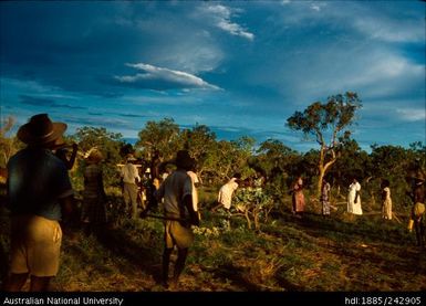 Aboriginal group with tools