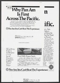 Why Pan Am Is First Across The Pacific.