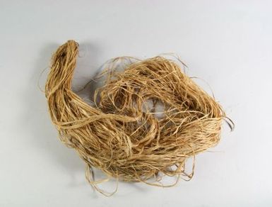 Hank of fau fibre (hibiscus fibre)