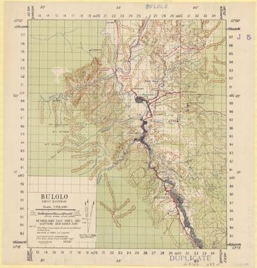 Bulolo / surveyed and compiled by 2/1st Aust. Army Topo. Survey Coy. ; reproduced by 69th Engr. Co. (Top) detachment