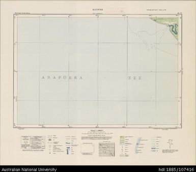 Indonesia, Western New Guinea, Koembe, Series: Nederlands-Nieuw-Guinea, Sheet 30-X, 1955, 1:100 000