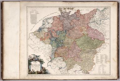 Karte von der Deutschland. Nach Sotzmann. Neu verzeichnet herausgegeben von Franz Joh. Jos. Von Reilly. Zu finden im von Reilly'schen Landkarten und Kunstwerke Verschleiss Komptoir. Wien, 1796. Gestochen von Hieronymus Benedicti. (to accompany) Grosser Deutscher Atlas.