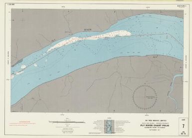 Fly River chart folio Korimoro Point to Kiunga navigation charts : hydrographic survey of the Fly River, Papua New Guinea - Western Province (7)