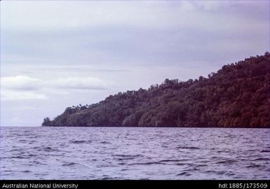 South West corner of Watom from sea