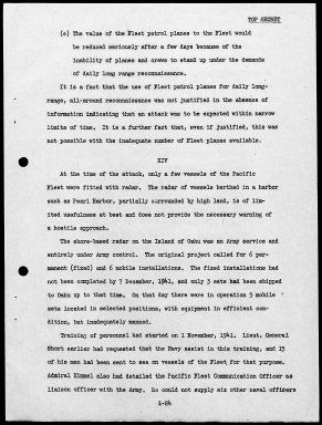 Kimmel, Husband E., Reports: Navy Court of Inquiry, Pearl Harbor Report, August 29, 1945