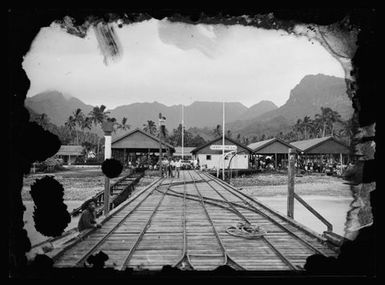 View of the wharf at Avarua, Rarotonga