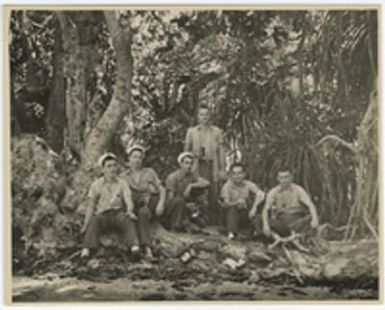 [Servicemen on Mogmog Island]