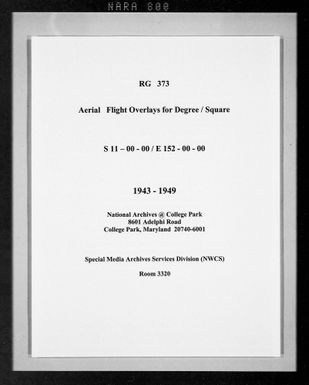 Overlay indexes for degree square 11S152E