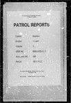 Patrol Reports. Western District, Weam, 1968 - 1969