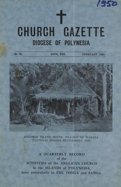 Church Gazette, Polynesia: February 1950