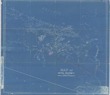 Map of Sepik District