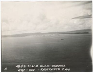 [Ships in harbor, Guam]