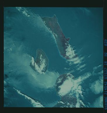 S37-92-039 - STS-037 - Infrared Earth observations taken from OV-104 during STS-37 mission